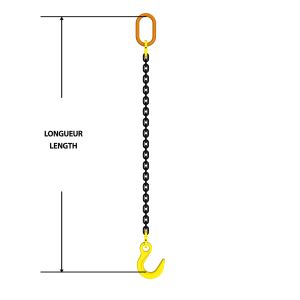 Chain Sling Grade 80 SGS 3/8" x 8'