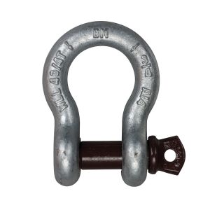 Anchor Shackle Galvanized Brown Pin 13 1/2T 1 3/8
