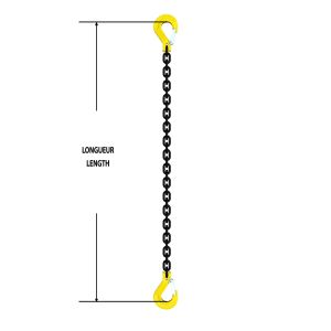 Chain Sling Grade 80 SSS 1/2" x 25'