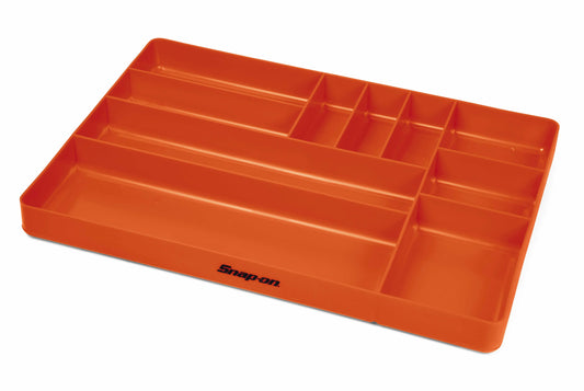 10 Compartment Drawer Organizer Tray (16 x 10") (Orange)