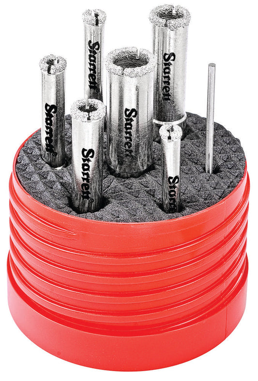 7 Piece Diamond Grit Tile Drill Kit