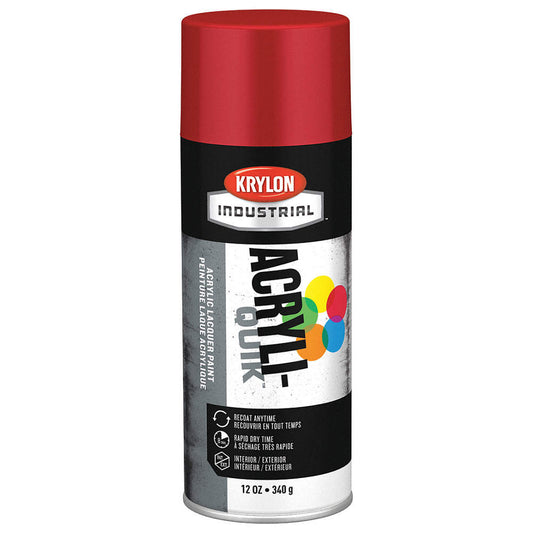Krylon Industrial Acrylic Lacquer Gloss Banner Red 12 Oz