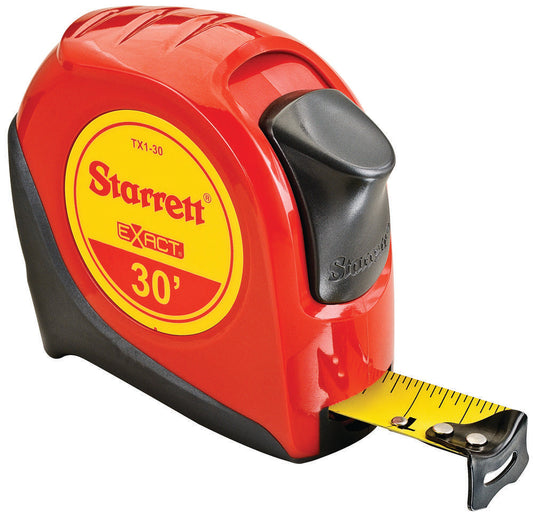 Exact 1'' x 30' English Pocket Tape Graduated In 1/16''