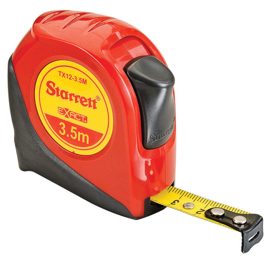 Exact 1/2" X 3.5m Metric Measuring Tape, Graduated In Millimeters