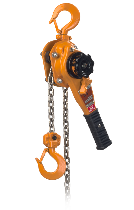 LB-SC Heavy Duty Lever Hoist with Slip Clutch, 1-1/2t Capacity, Hoist Lift 5 ft