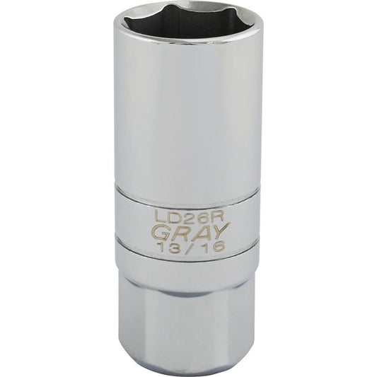Spark Plug Socket - 13/16" Hex, 3"