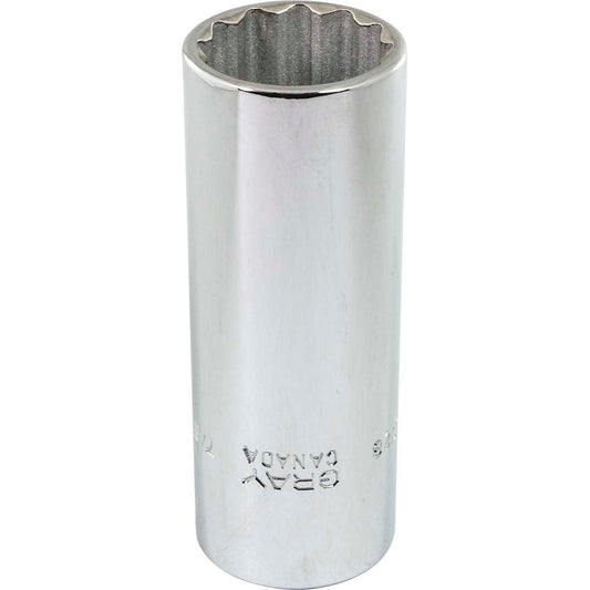 Douille profonde 1/2" - 7/8" Hex, 12 pans
