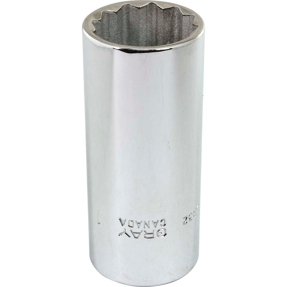 Douille profonde 1/2" - 1" Hex, 12 pans