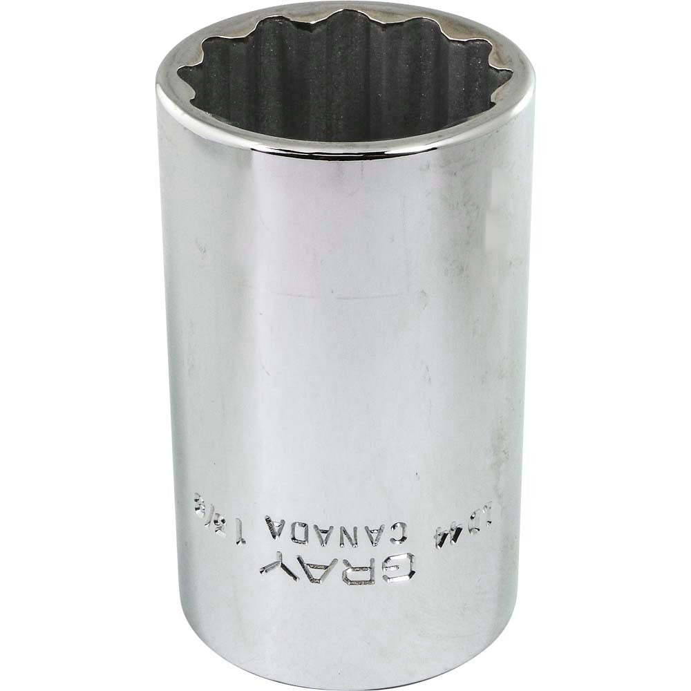 Douille profonde 1/2" - 1-3/8" Hex, 12 pans