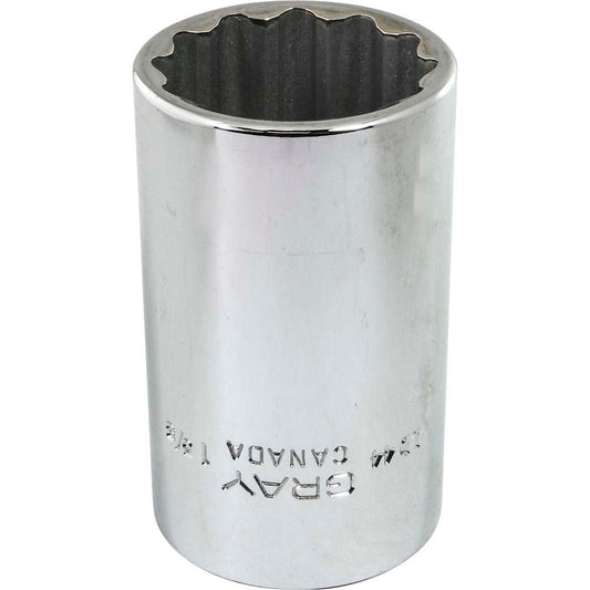 Douille profonde 1/2" - 1-3/8" Hex, 12 pans
