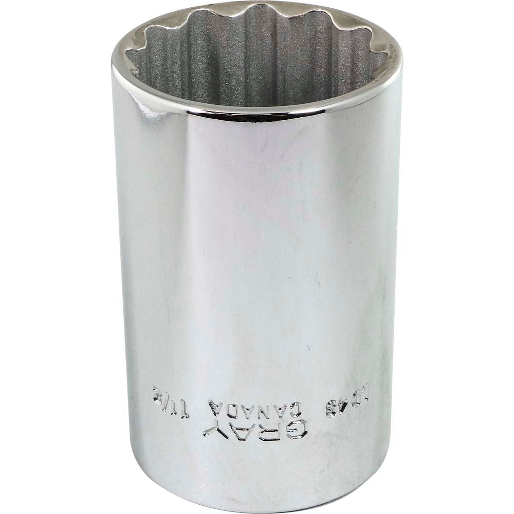 Douille profonde 1/2" - 1-1/2" Hex, 12 pans