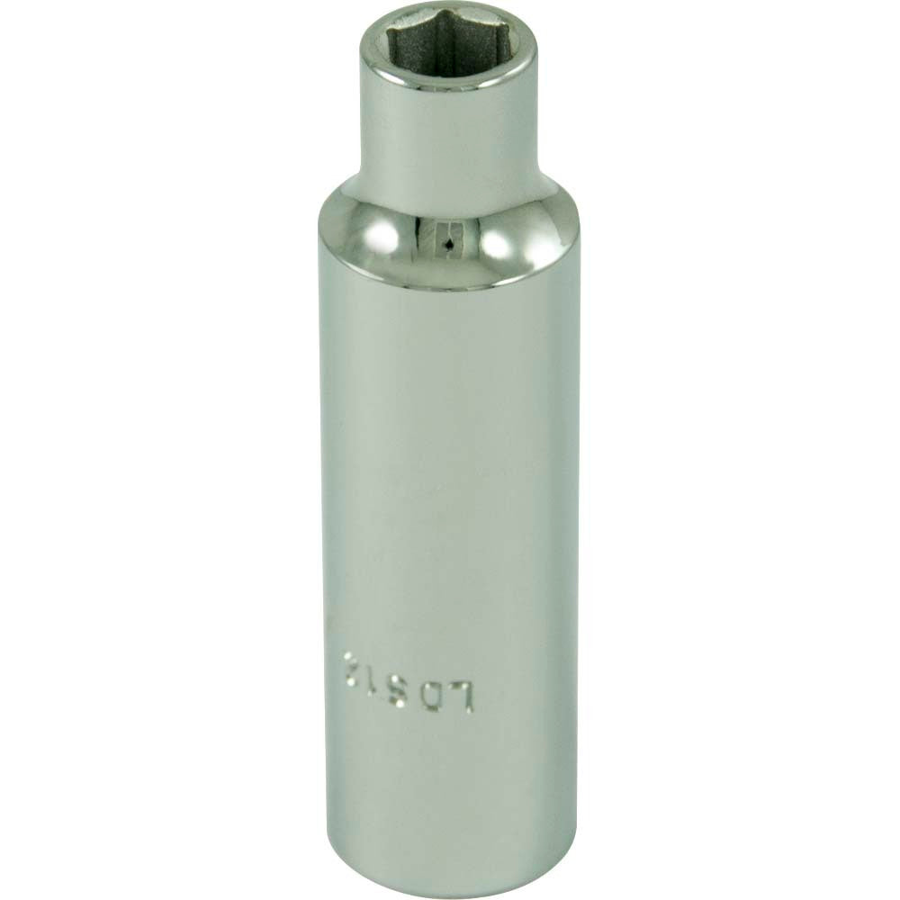 Socket - Deep, 1/2" Drive, 3/8" Hex, 6-Point