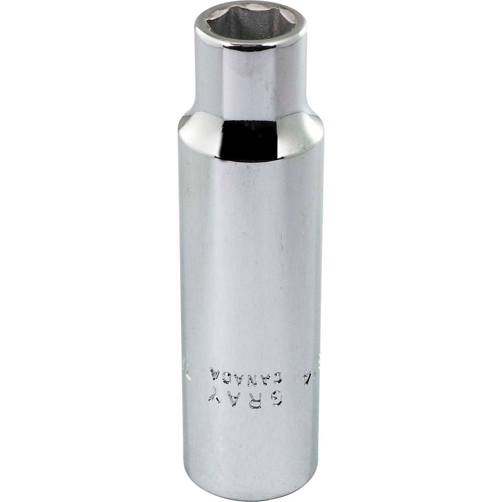 Socket - 7/16" x 1/2" Drive, 6-Point, Deep