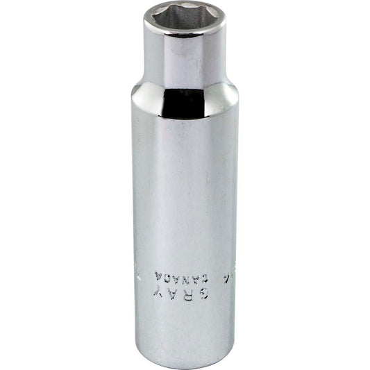 Socket - 7/16" x 1/2" Drive, 6-Point, Deep
