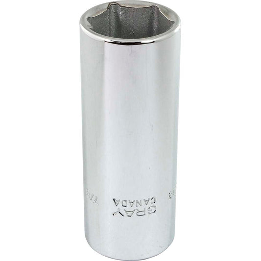 Socket - 7/8" x 1/2" Drive, 6-Point, Deep - Heavy-Duty