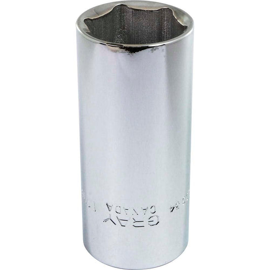 Socket - Deep, 1/2" Drive, 1-1/16" Hex, 6-Point