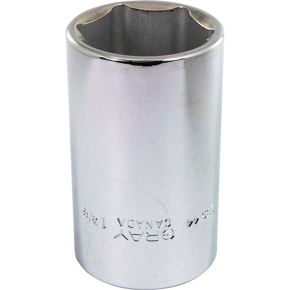 Socket - Deep, 1/2" Drive, 1-3/8" Hex, 6-Point