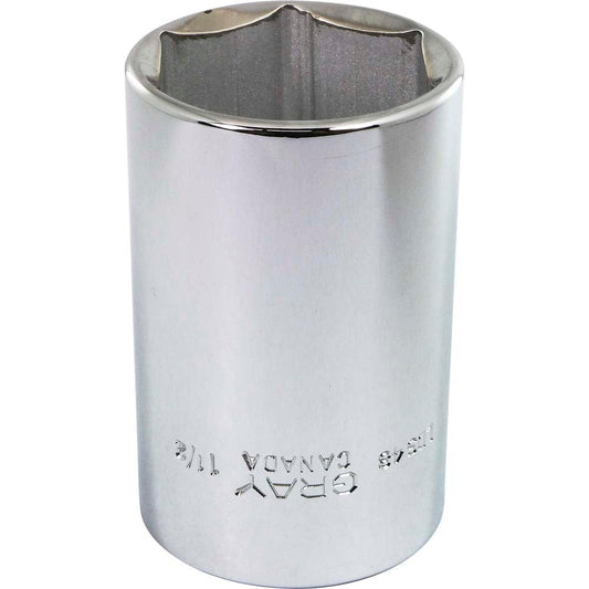 Socket - Deep, 1/2" Drive, 1-1/2" Hex, 6-Point