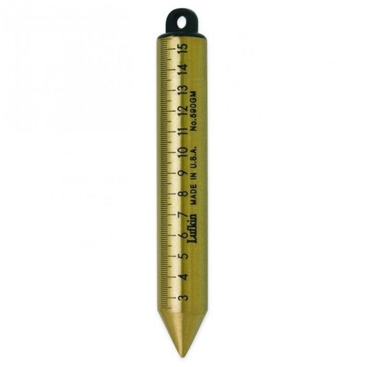 20 Oz. Inage Solid Brass Cylindrical Metric Plumb Bob