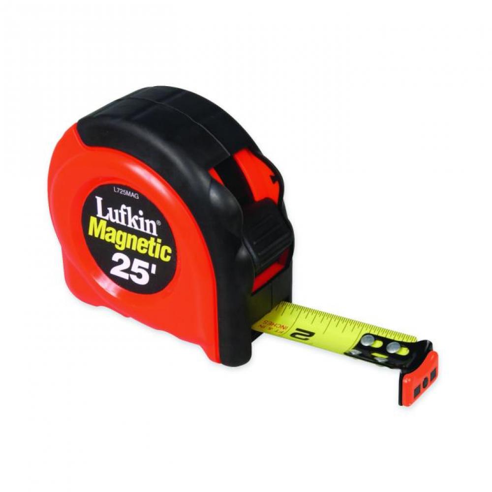 1" X 25' 700 Series Magnetic Yellow Clad Tape Measure