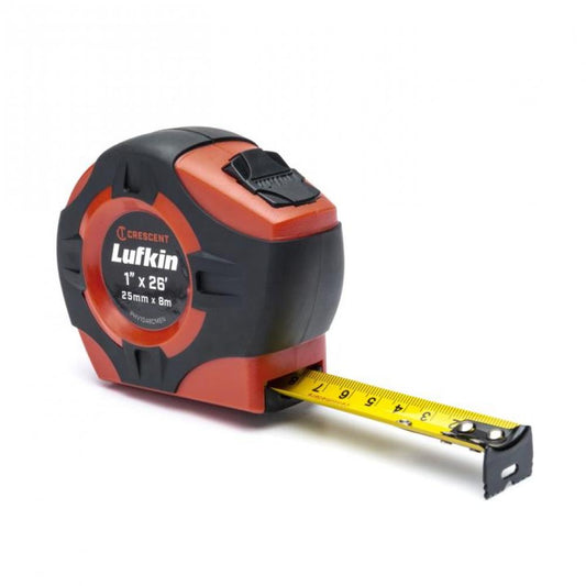 Crescent Lufkin® a bâti sa réputation sur la durabilité et ces nouveaux rubans ne font pas exception. Les boîtiers de la série P1000 sont fabriqués en plastique ABS robuste, modifié pour une résistance accrue et une meilleure résistance aux chocs. Ch