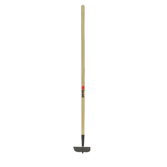 Houe de jardin, tête de 6", type manche, manche en bois dur