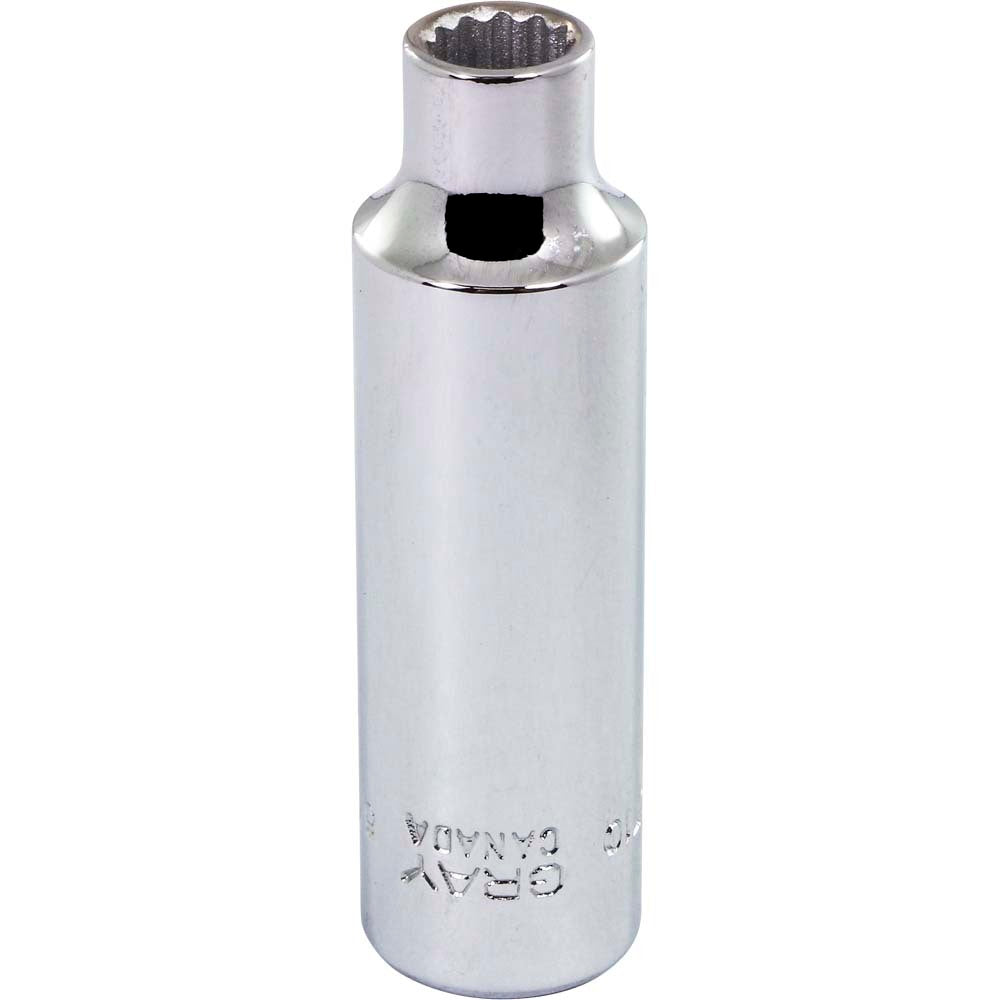 Socket - Deep, 3/8" Drive, 5/16" Hex, 12-Point