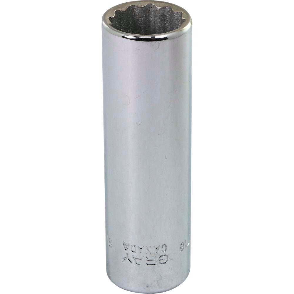 Socket - Deep, 3/8" Drive, 9/16" Hex, 12-Point