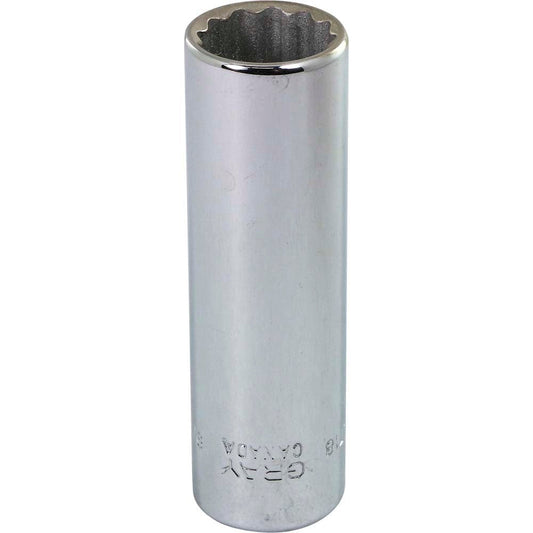 Socket - Deep, 3/8" Drive, 9/16" Hex, 12-Point