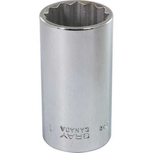 Socket 1" x 3/8" Drive 12-Point Deep 2