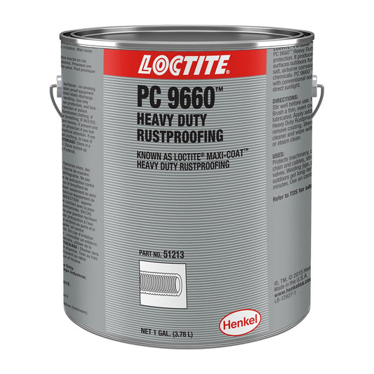 LOCTITE® PC 9660, Dark Brown, Petroleum Solvent-Based Coating, 1 gal Can
