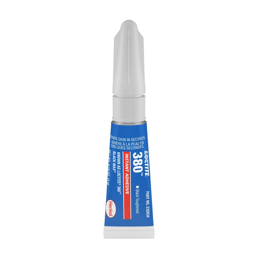 LOCTITE® 380, Black, Low Viscosity, Instant Adhesive, 3 ml Tube