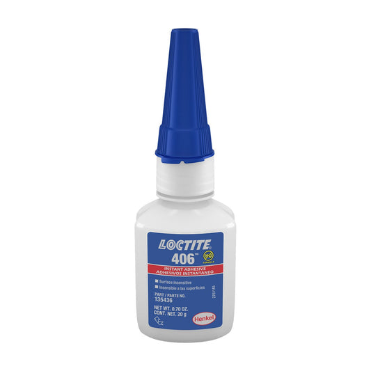 LOCTITE® 406, Low Viscosity Instant Adhesive, 20 g Bottle
