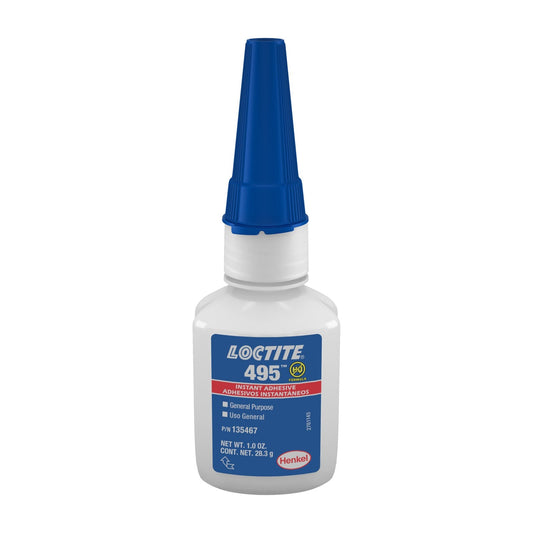 LOCTITE® 495, General Purpose, Low Viscosity Instant Adhesive, 1 oz Bottle
