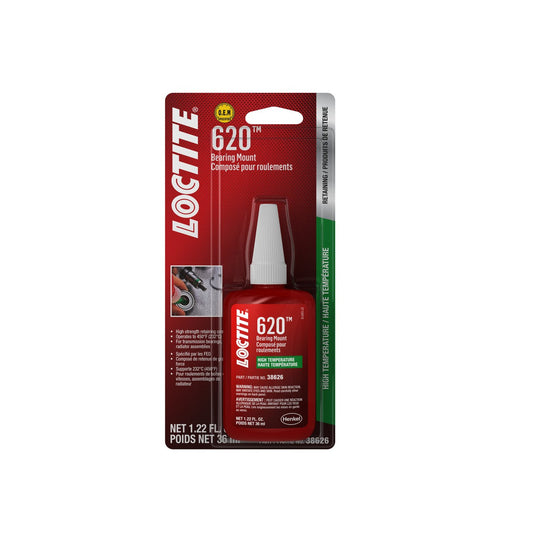 LOCTITE® 620, High strength, High Temperature Resistant Retaining Compound, 36 ml Bottle