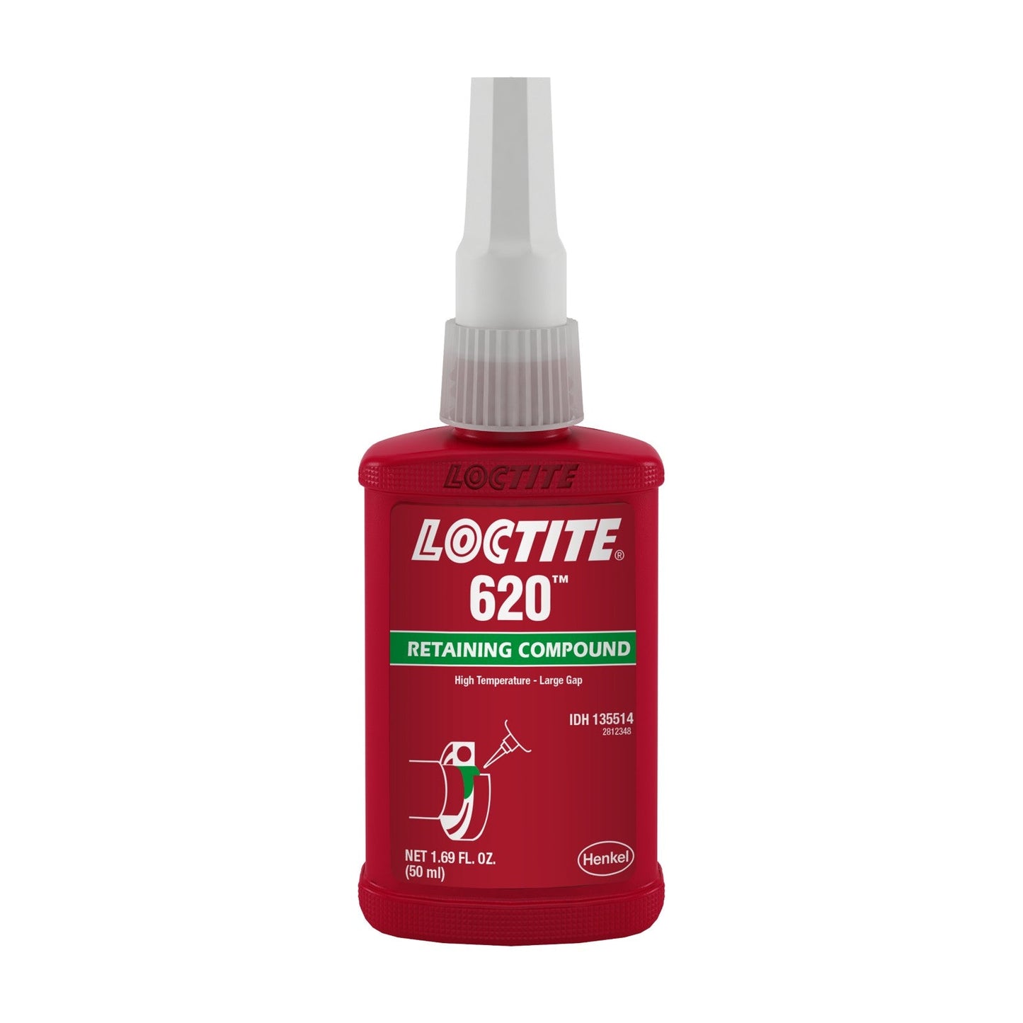 LOCTITE® 620, High strength, High Temperature Resistant Retaining Compound, 50 ml Bottle