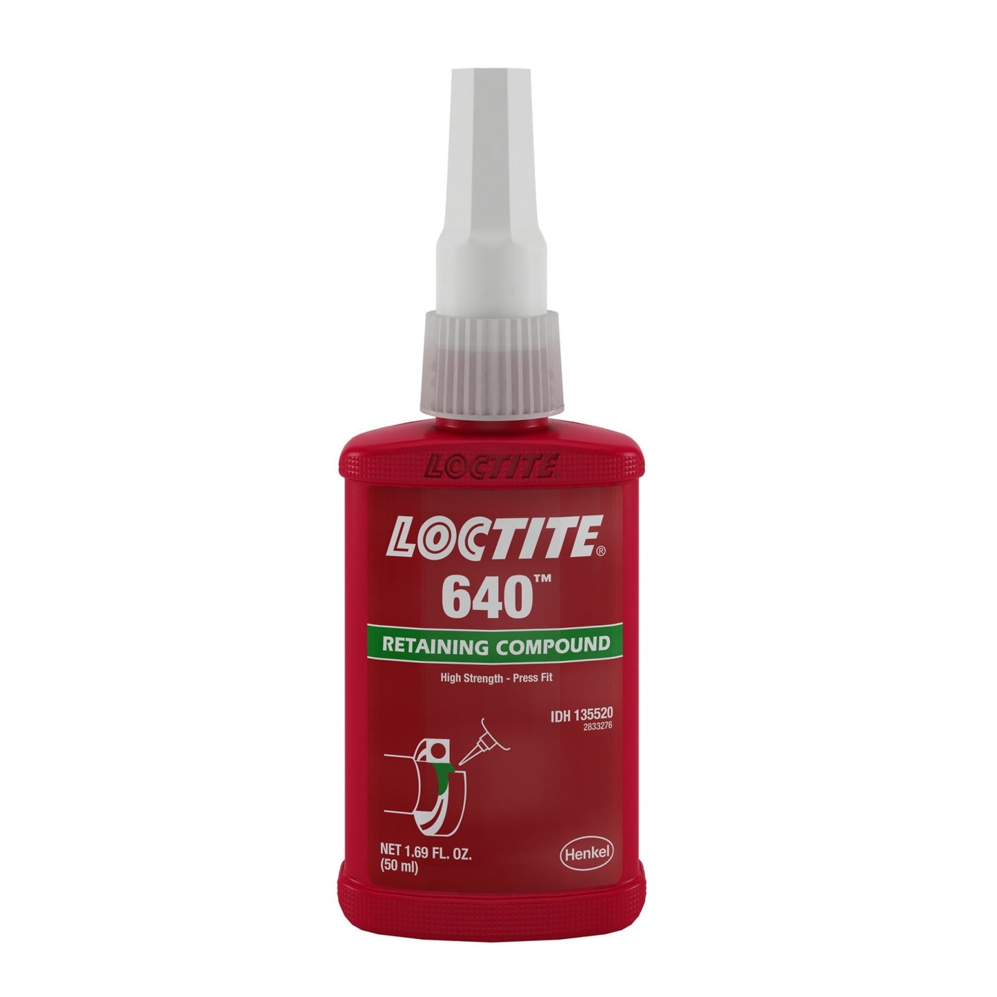 LOCTITE® 640, High Strength, Methacrylate Ester-Based Retaining Compound, 50 ml Bottle