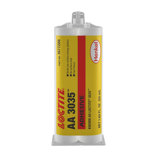 LOCTITE® AA 3035, Mixed, 2-part, High Strength, Acrylic Methacrylate Adhesive Gel, 50 ml Standard Cartridge