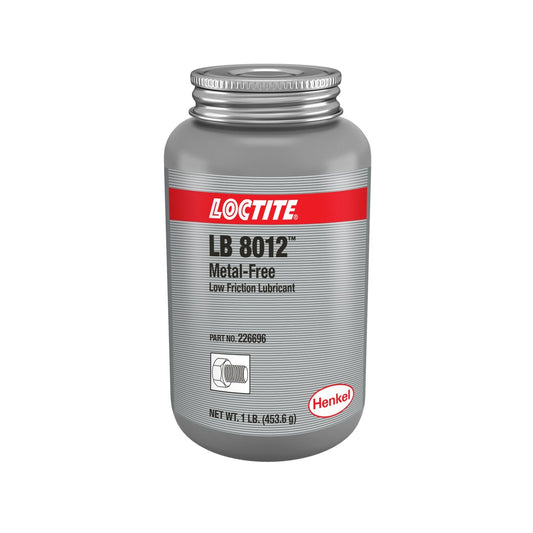 LOCTITE® LB 8012, lubrifiant antigrippant noir, sans métal, résistant à la charge statique, bouteille de 1 lb