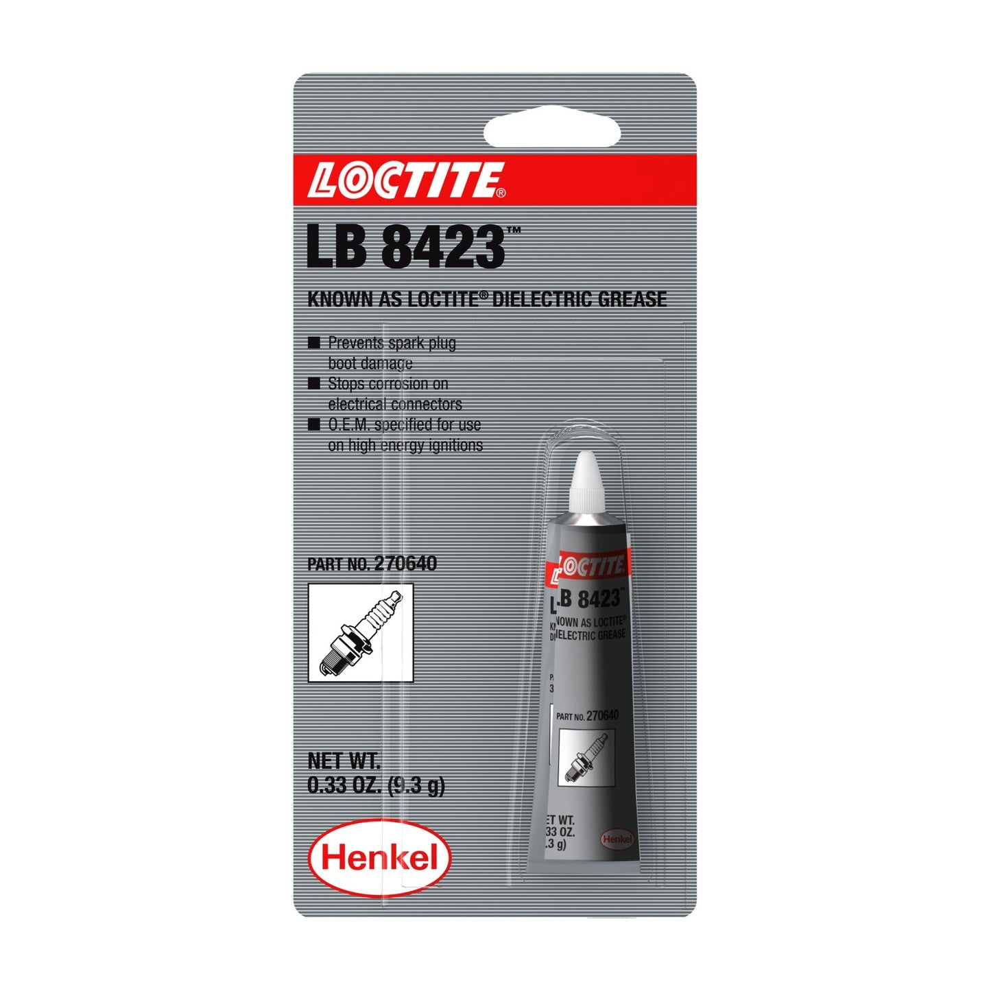 LOCTITE® LB 8423, pâte diélectrique translucide et épaisse en silicone, tube de 9 g