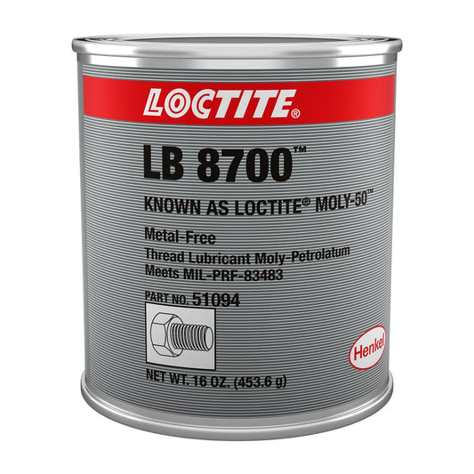 LOCTITE® LB 8700, pâte lubrifiante pour filetage au molybdène, boîte de 1 lb