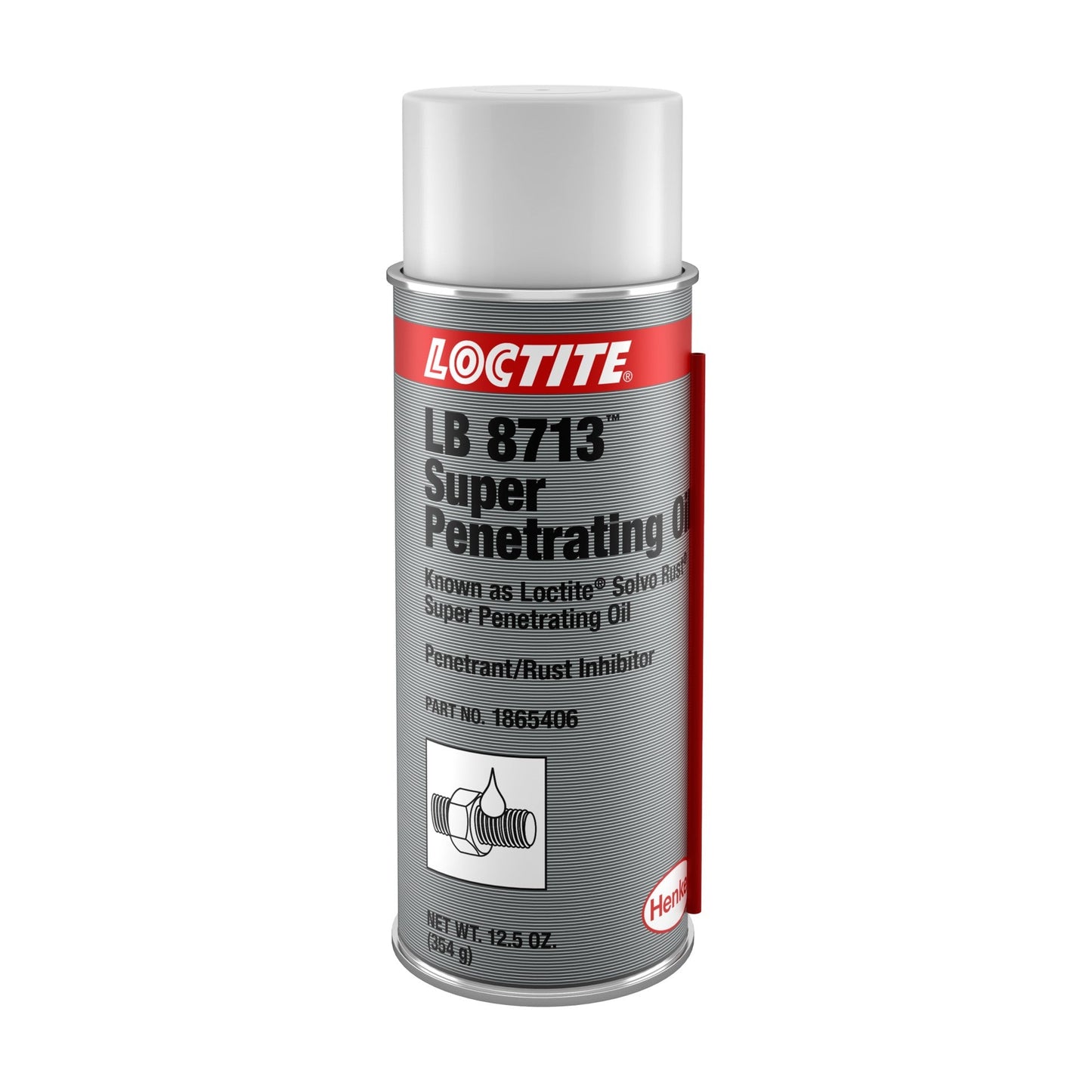 LOCTITE LB 8713, transparent, huile pénétrante à base de distillat de pétrole liquide en aérosol, 12,25 oz