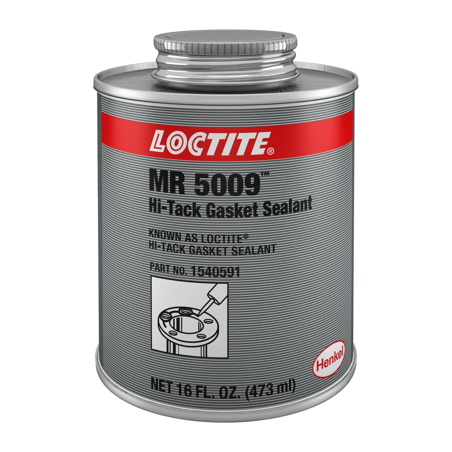 LOCTITE® MR 5009, Viscous, Solvent-Based Liquid Gasket Sealant, 1 pt Can
