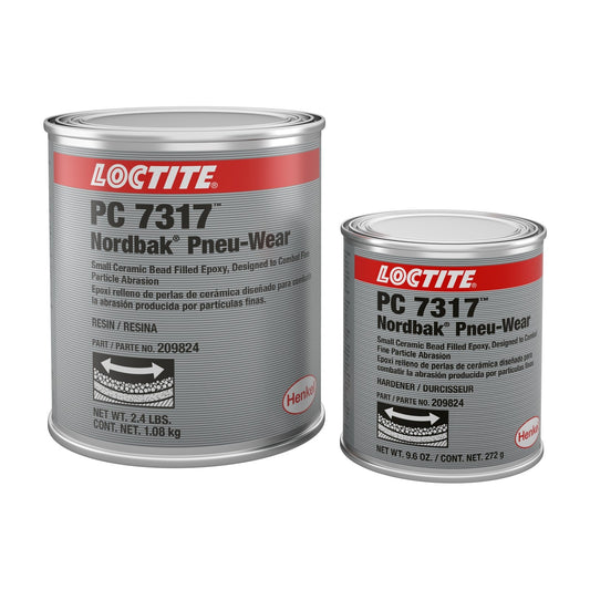 LOCTITE® PC 7317 Nordbak Wear Prevention Coating, Epoxy Filled With Small Ceramic Beads and Silicon Carbide, 3 lb Mixed