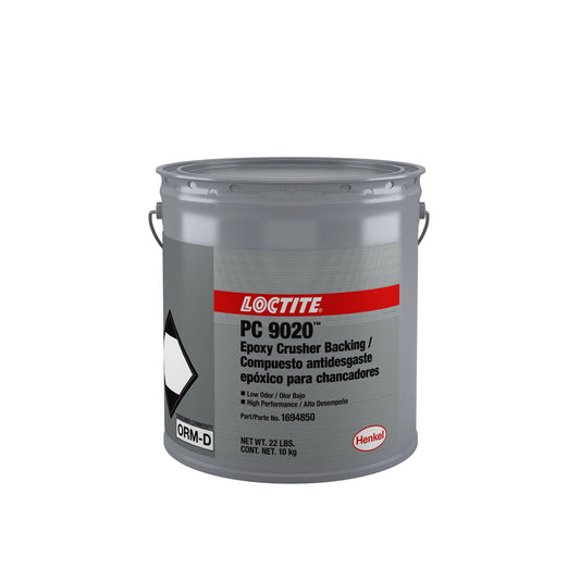 LOCTITE® PC 9020, Blue, 2-Part Epoxy System For backing wear metal, 2 gal Hobbock/Pail 
