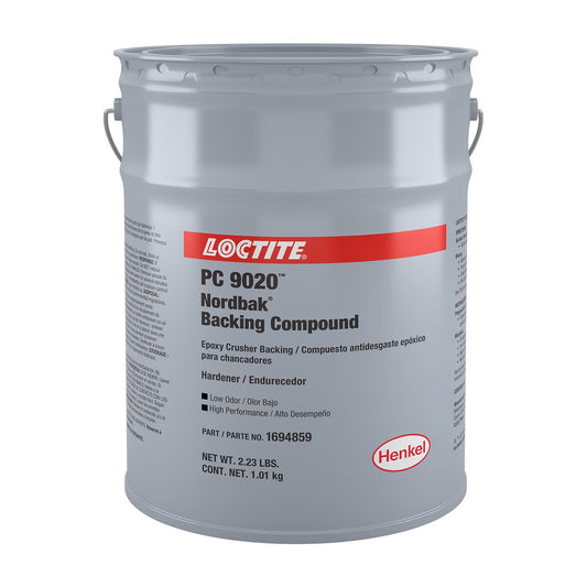 LOCTITE® PC 9020, Blue, 2-Part Epoxy System For backing wear metal, 5 gal Hobbock/Pail 