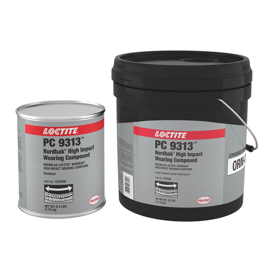 LOCTITE® PC 9313, Nordbak High Impact Wearing Compound, 25 lb Hobbock/Pail 