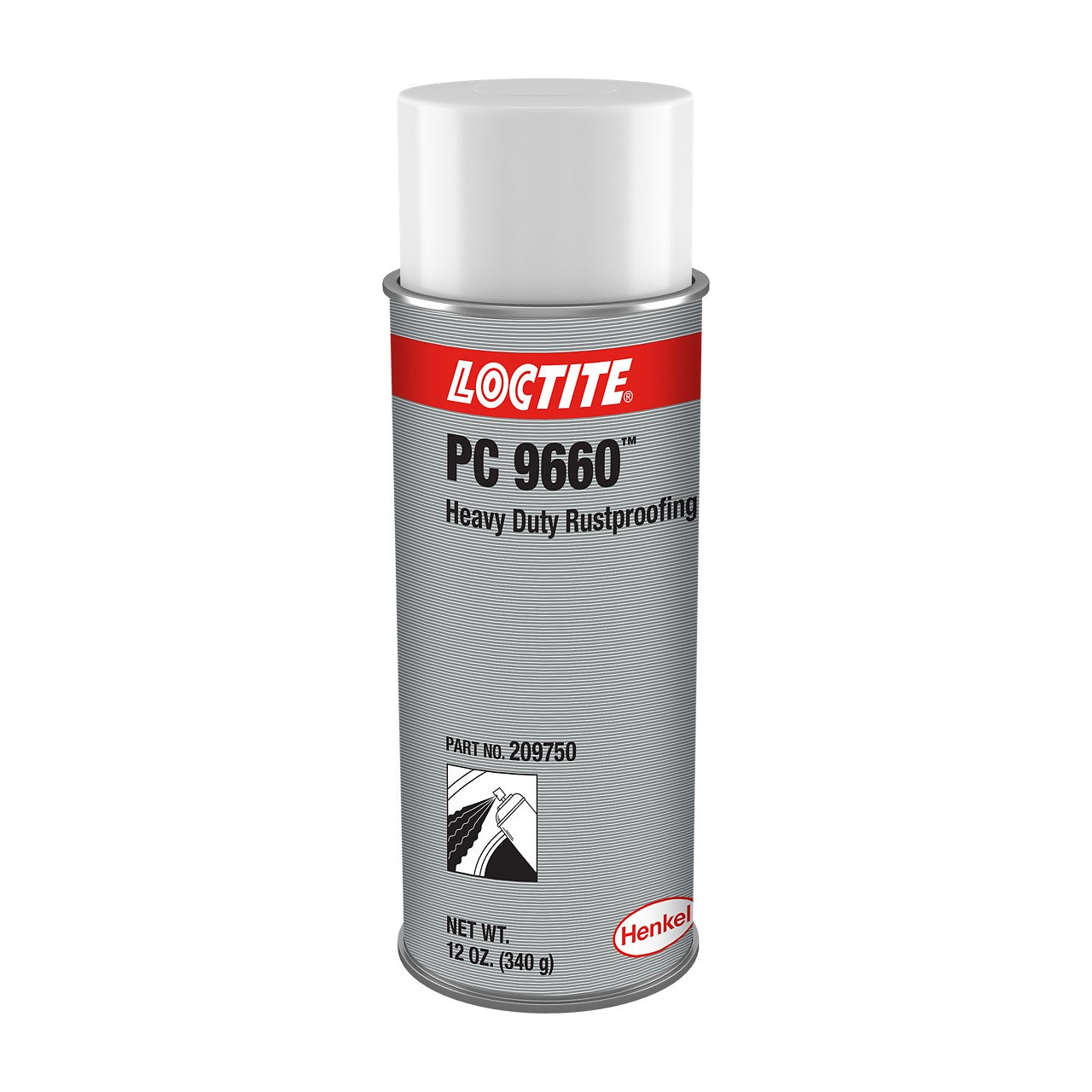 LOCTITE® PC 9660, Heavy Duty Rustproofing Compound, 12 fl oz Aerosol Can