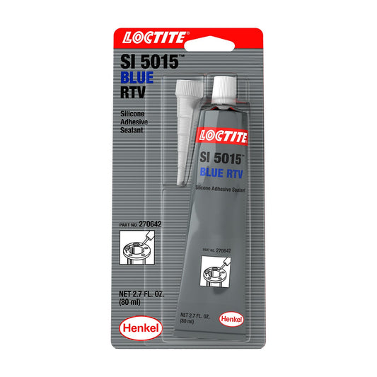 LOCTITE® SI 5015, Acetoxy Silicone Paste, Blue, 80 ml Tube