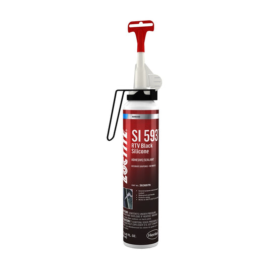LOCTITE® SI 593, Black, 1-Part Silicone Adhesive Sealant, 190 ml Aerosol Can